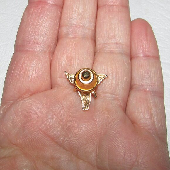14K Solid Gold Angel Brooch Pin – Adamas Goldsmiths - Unworn - Picture 6 of 6
